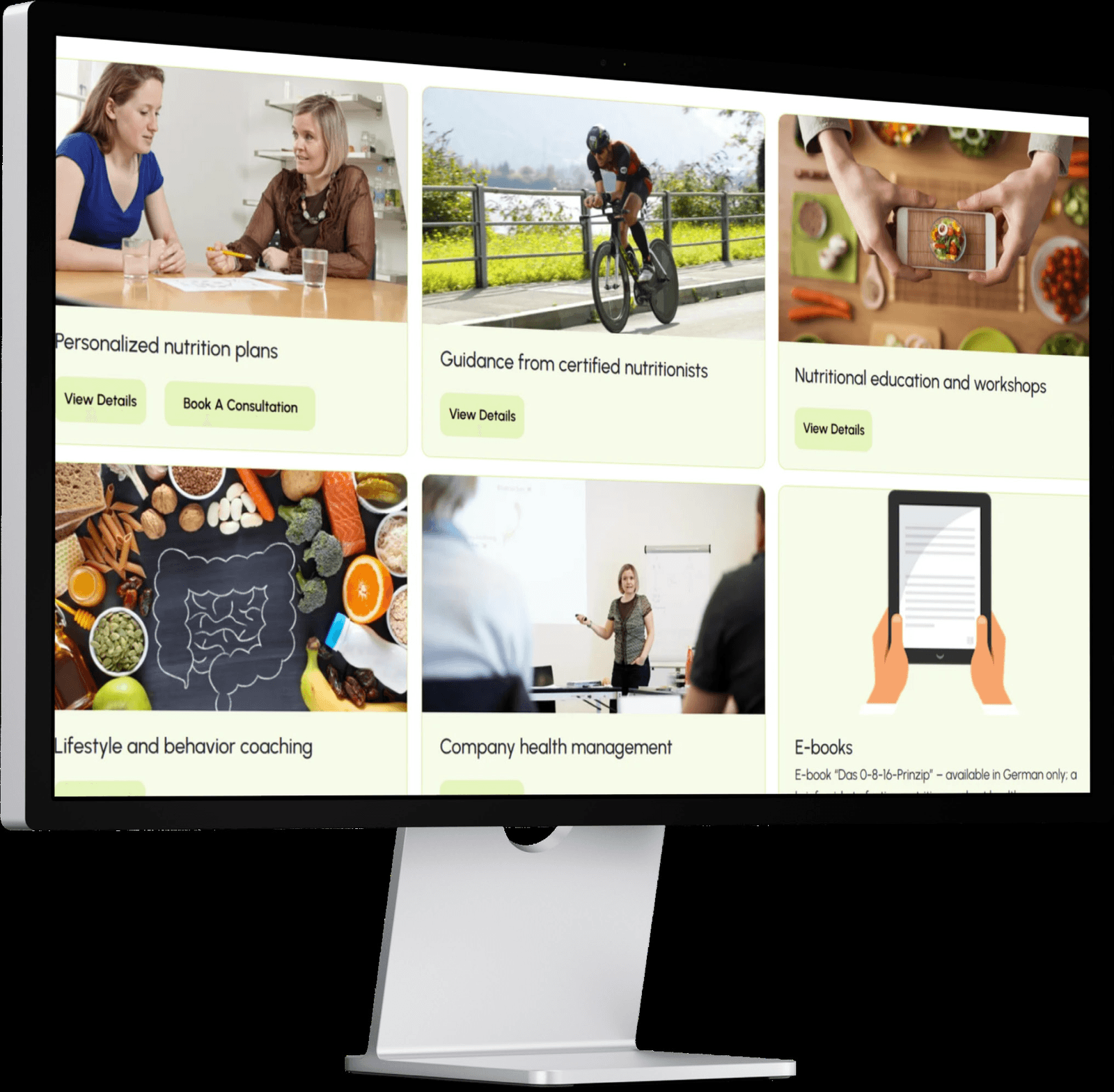 Programmes, coaching and reporting in the platform