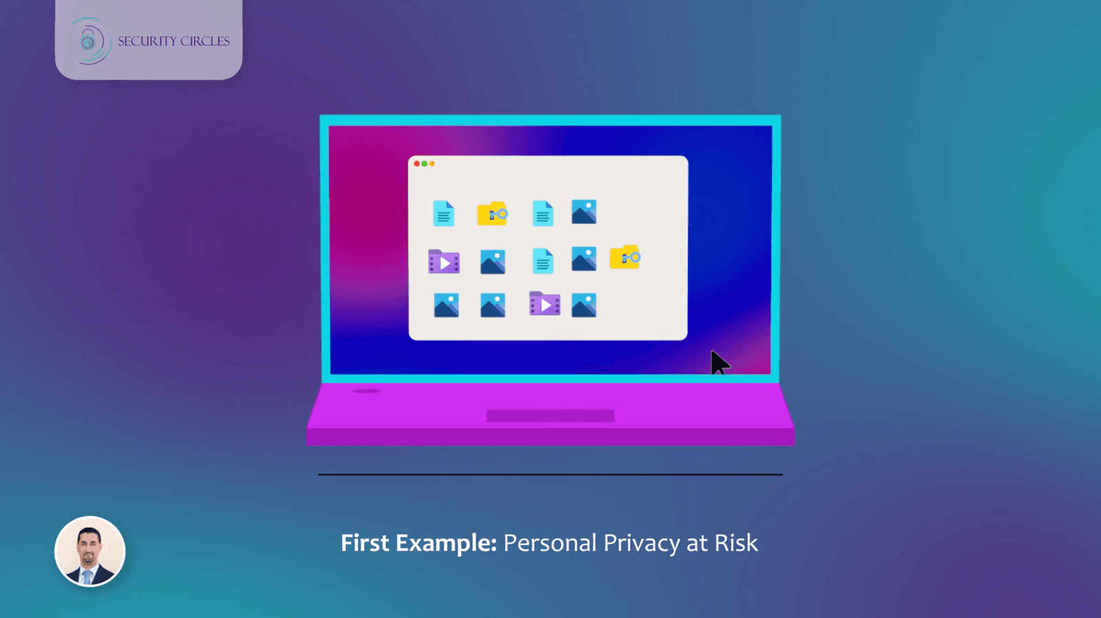 Personal privacy at risk — a concept given a picture