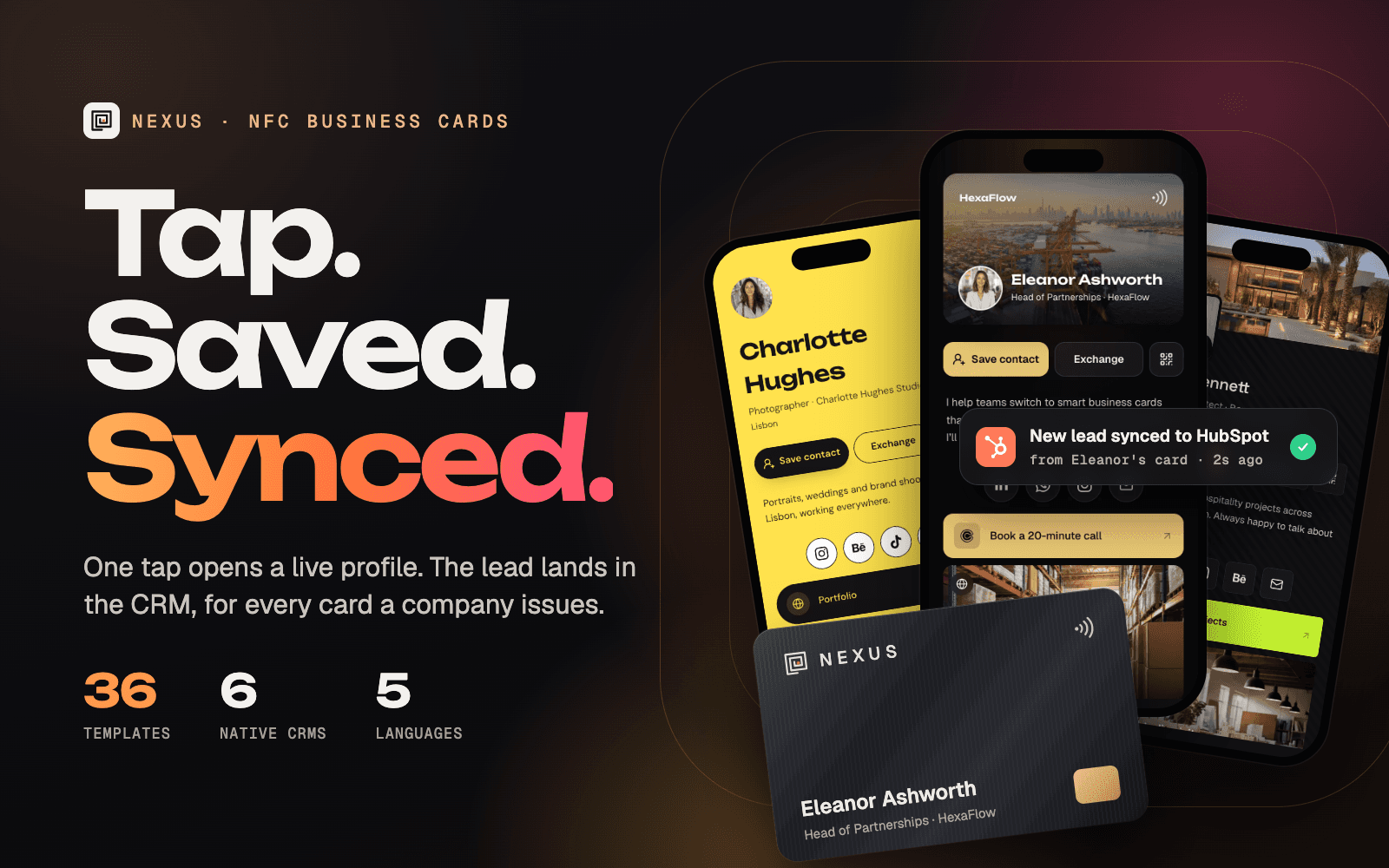 Nexus — The business card that never goes out of date